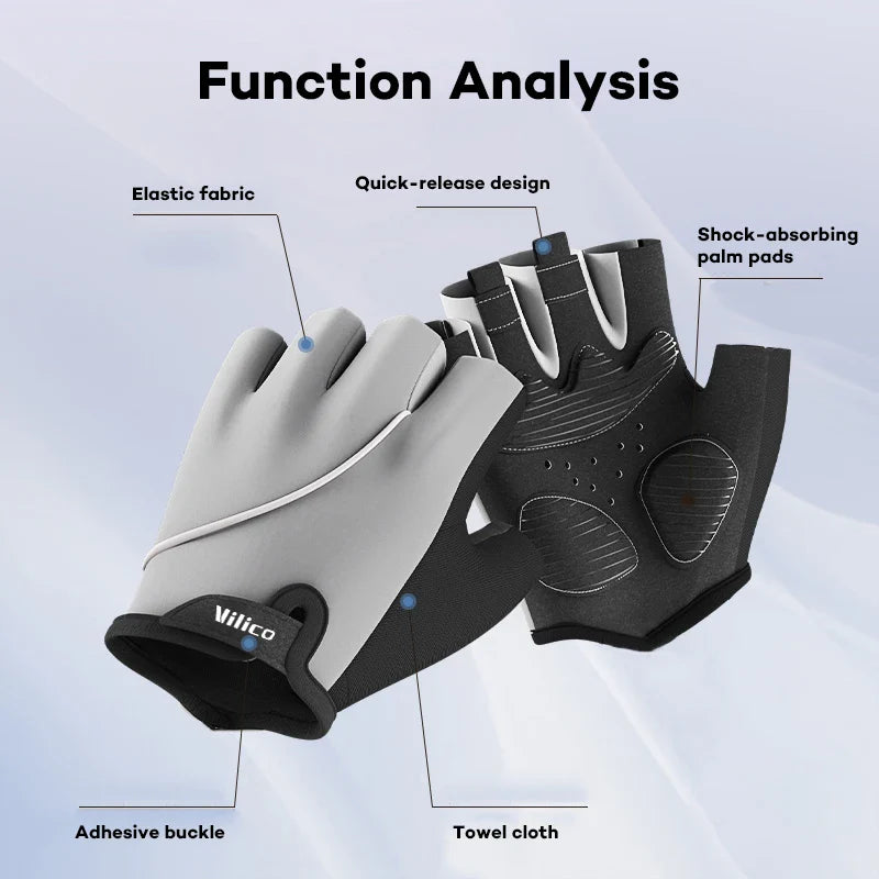 Premium Breathable Weight Lifting Gloves for Men and Women - Enhanced Grip and Cushion Pads for Gym, Fitness, and Cycling Activities