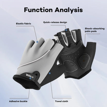Premium Breathable Weight Lifting Gloves for Men and Women - Enhanced Grip and Cushion Pads for Gym, Fitness, and Cycling Activities
