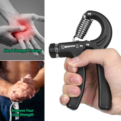 Adjustable Resistance Grip Strength Trainer for Forearm Development - Ideal for Musicians and Athletes