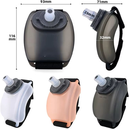 Adjustable Portable Running Wrist Water Bottle for Outdoor Fitness and Cycling Activities