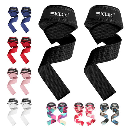 Professional Non-Slip Silicone Deadlift Straps with Wrist Support for Enhanced Strength Training and Gym Workouts for All Fitness Levels