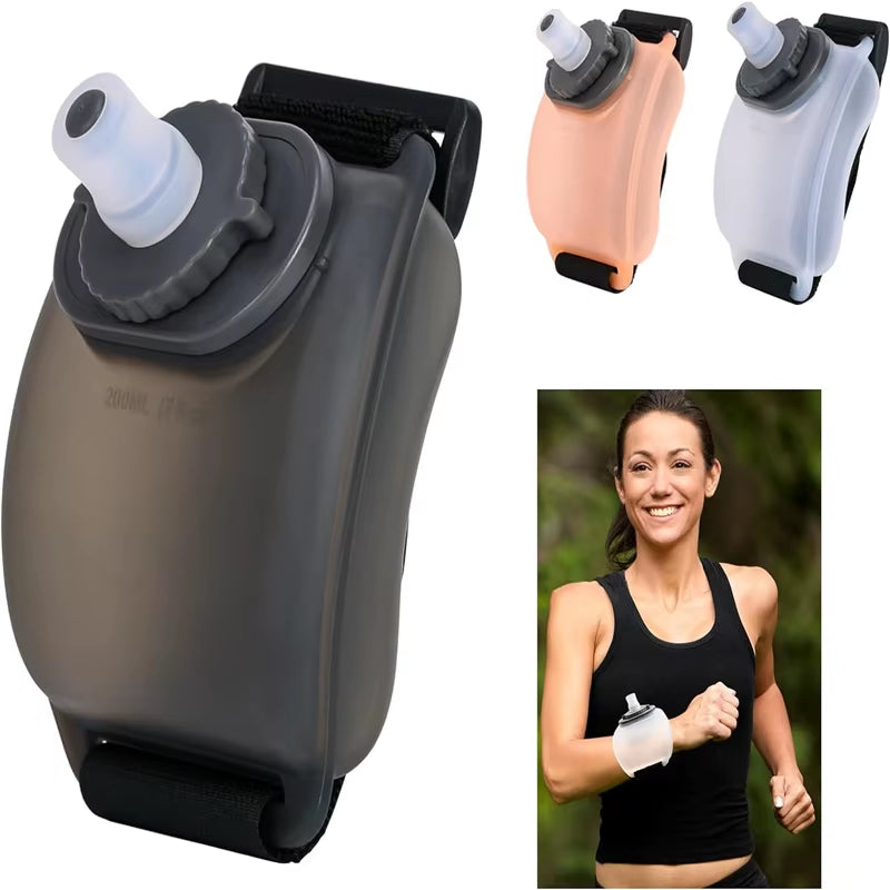 Adjustable Portable Running Wrist Water Bottle for Outdoor Fitness and Cycling Activities