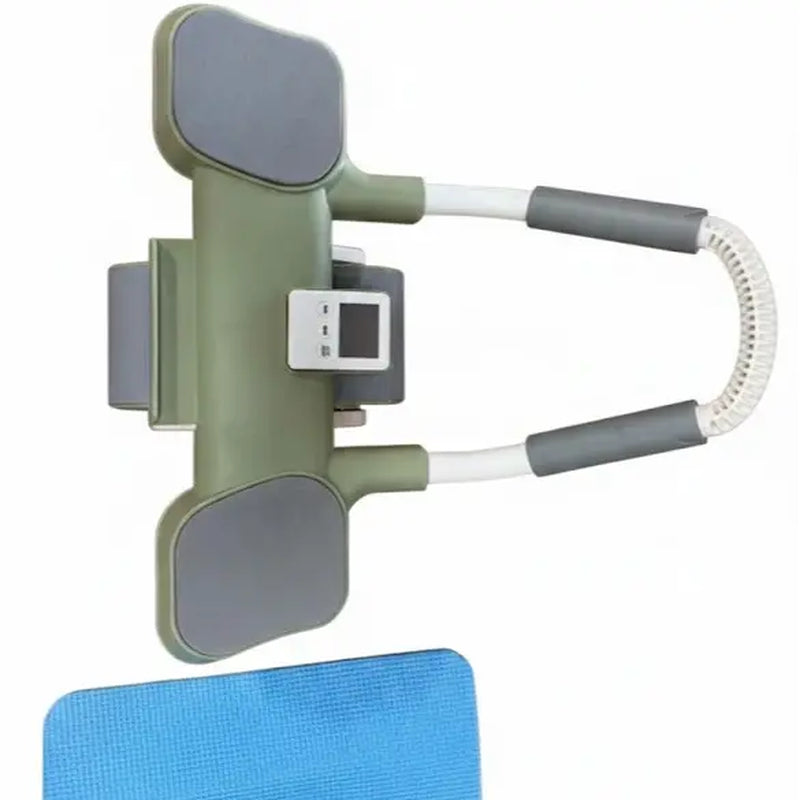 Ab Roller Wheel for Core Muscle Training - Automatic Rebound with Timer