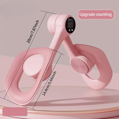 Pelvic Floor Muscle Trainer and Thigh Exerciser for Women's Postpartum Recovery and Fitness - Home Workout Equipment for Muscle Rehabilitation and Body Shaping