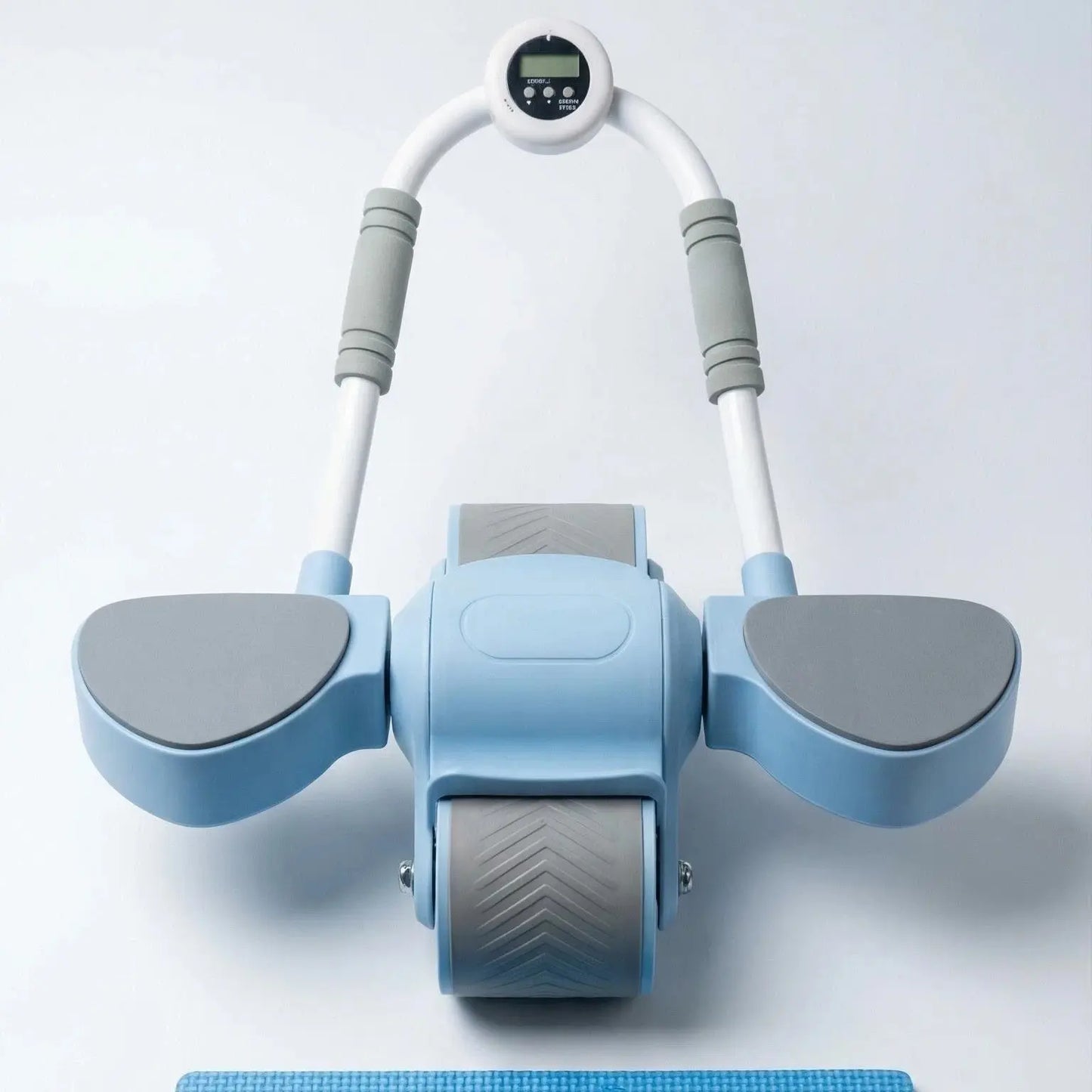Ab Roller Wheel for Core Muscle Training - Automatic Rebound with Timer