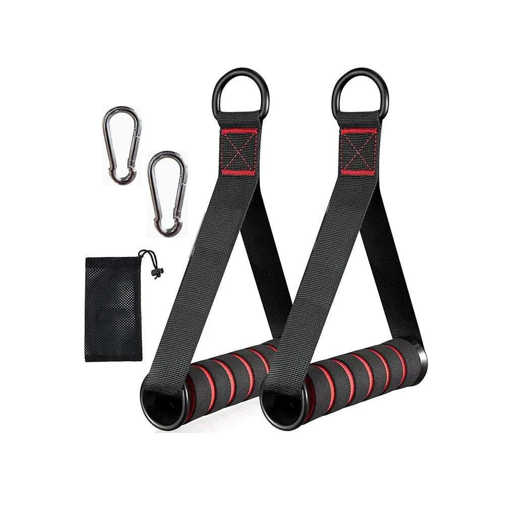 Replacement Exercise Handles for Cable Machines and Home Gym Equipment - Heavy Duty Attachments for Pulley Systems, Pilates, and Resistance Training