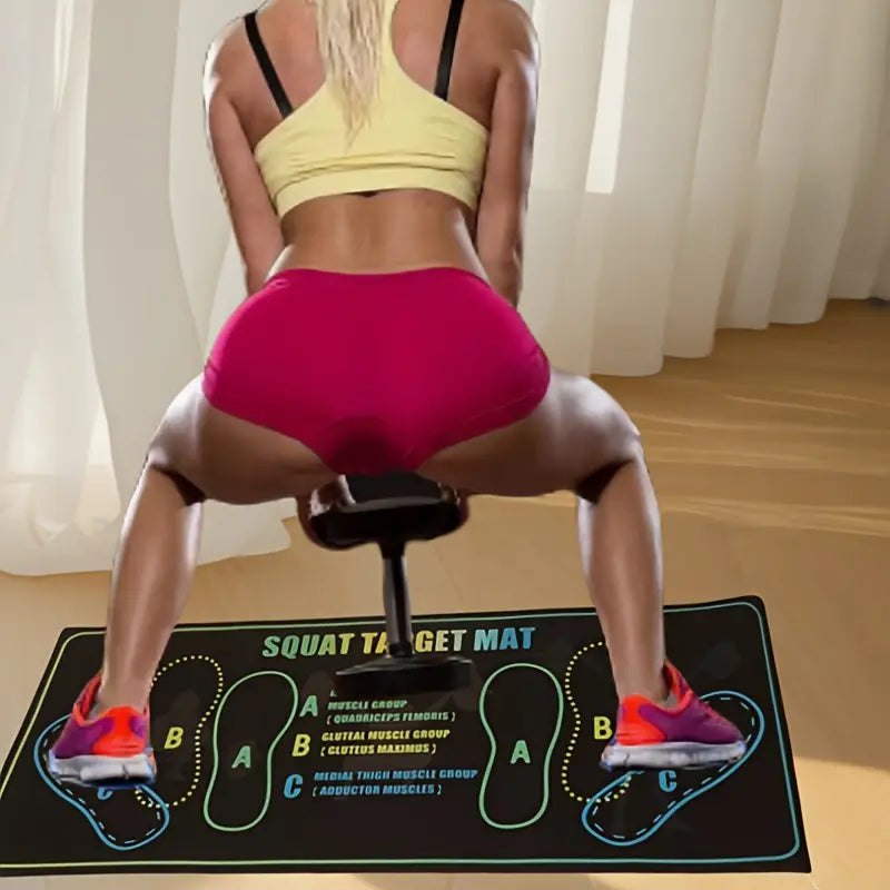 Anti-Slip Squat Pad Set - Durable Non-Skid Training Mat for Home and Gym Use, Perfect for Fitness Enthusiasts and Gym Accessories