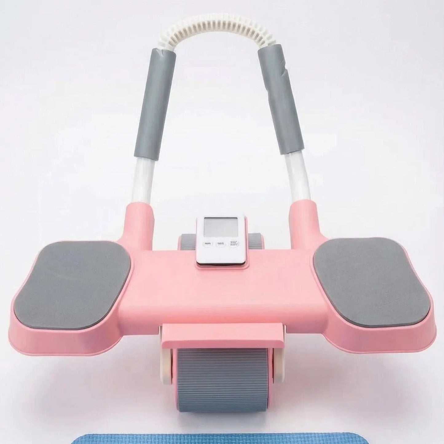 Ab Roller Wheel for Core Muscle Training - Automatic Rebound with Timer