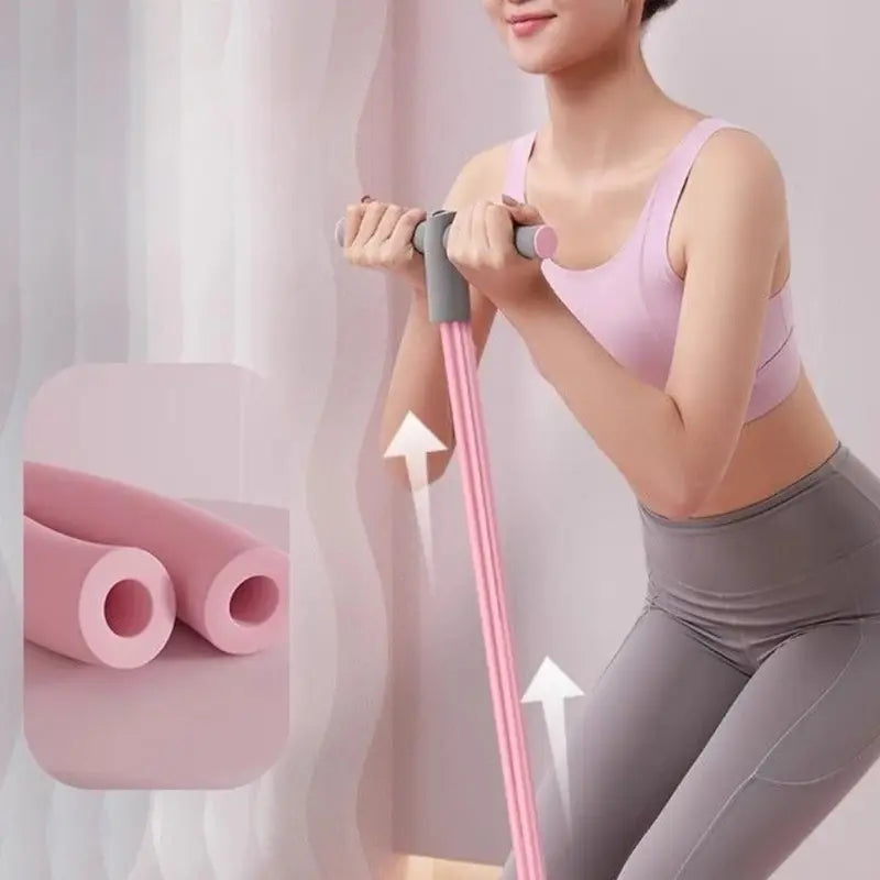 Multifunctional Resistance Training Foot Pedal with Chest and Leg Bands