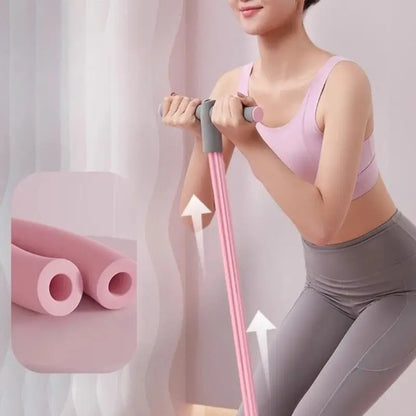 Multifunctional Resistance Training Foot Pedal with Chest and Leg Bands