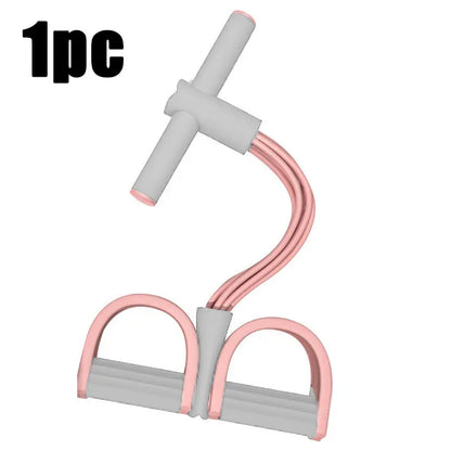 Multifunctional Resistance Training Foot Pedal with Chest and Leg Bands
