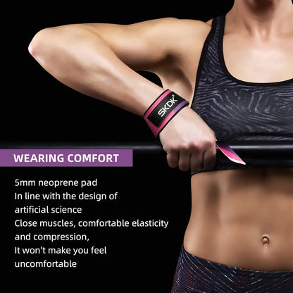 Professional Non-Slip Silicone Deadlift Straps with Wrist Support for Enhanced Strength Training and Gym Workouts for All Fitness Levels
